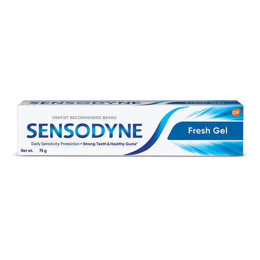 Sensodyne Sensitive Toothpaste Fresh Gel – 75g | Relieves Sensitivity & Strengthens Enamel