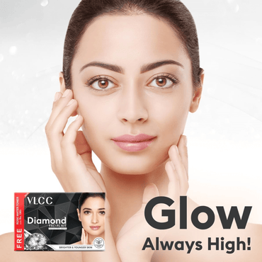 VLCC Diamond Facial Kit – Skin Brightening and Detoxifying Facial Treatment for All Skin Types