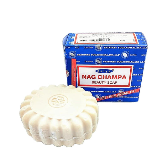 Nag Champa Natural Soap 150g – Organic Bar Enriched with Aloe Vera and Honey for Sensitive Skin