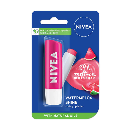 Nivea Fruity Shine Watermelon Lip Balm, 4.8gm Revaais