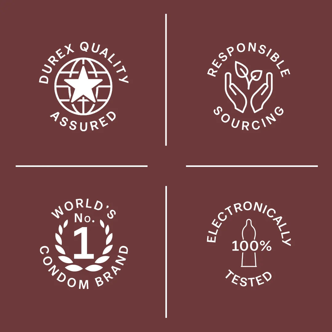 Durex Extra Thin Intense Chocolate Flavoured Condoms for Men - 10s