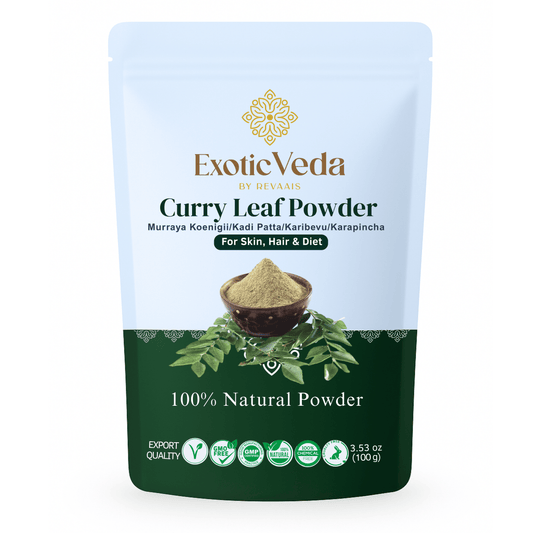 Exotic Veda Organic Curry Powder - 100% Natural & Non-GMO - 100g