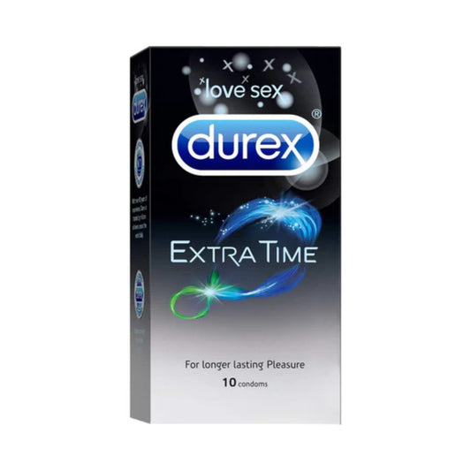 Durex Extra Time 10 Condoms ForLong Lasting Pleasure