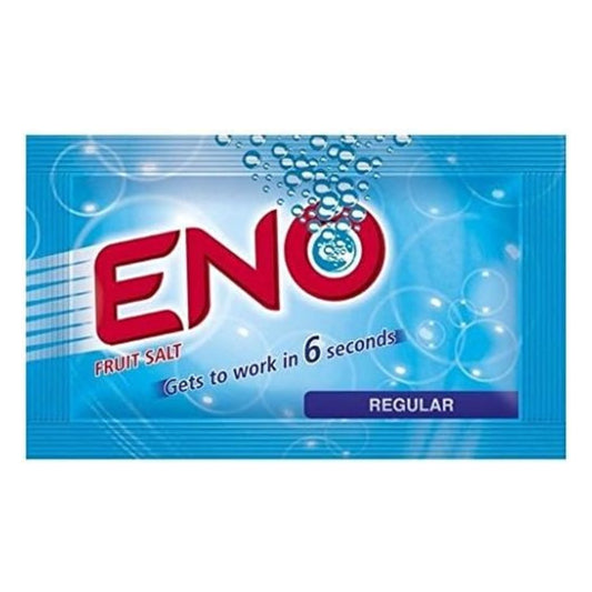 Eno Fruit Salt Regular – 30 Sachets | Fast Relief from Acidity, Heartburn & Indigestion