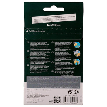 Faber-Castell Tack-It Multipurpose Adhesive - Non-Toxic, Reusable & Removable | 90 Adhesive Blocks for Home, Office & Schoo