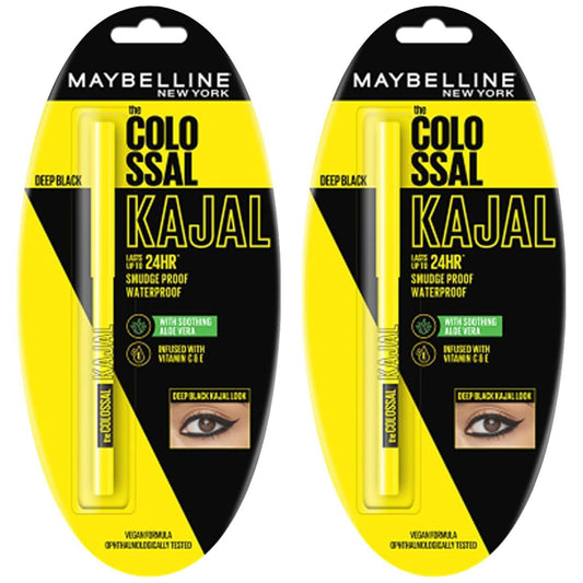 Maybelline new York Colossal Kajal pack of 2 24 Hour