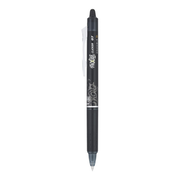 PILOT FriXion Ball Clicker Retractable Erasable Gel Pen, Fine Point, 0.7mm, Black Ink, 6 Count