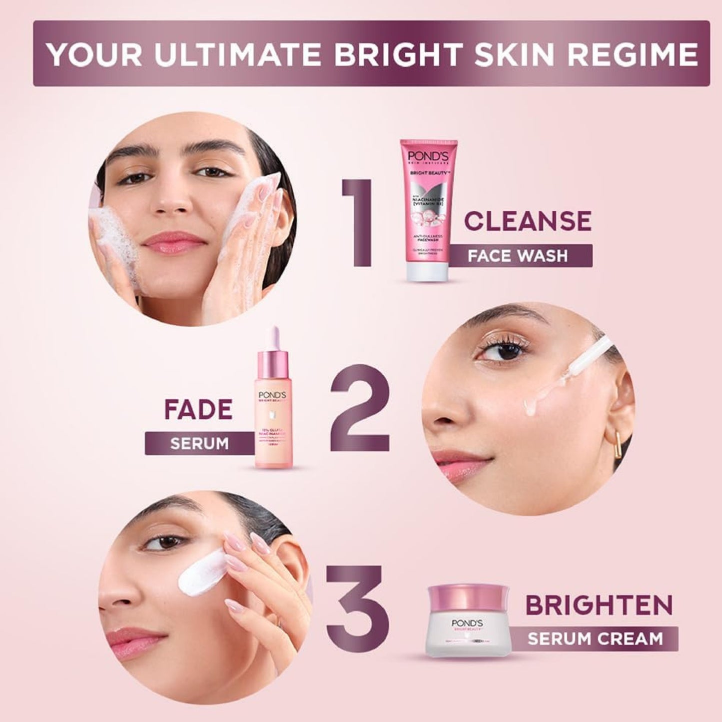 Pond's White Beauty Lightening Facial Foam (100g) – Daily Spotless & Brightening Face Wash