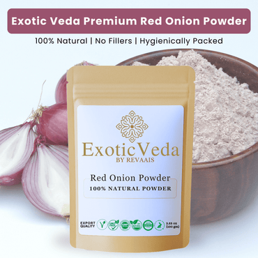 Red Onion Powder 100g (3.53 oz) – 100% Pure Dehydrated Onion Powder for Cooking, Seasoning, Soups & Sauces