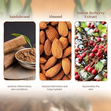 ingredients in VLCC Sandal Cleansing