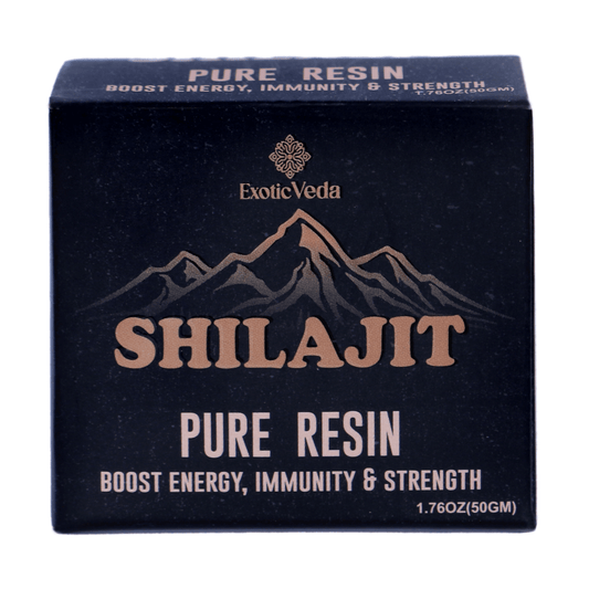 exotic veda shilajit Resin 100% Pure and organic Natural energy and stamina Booster (50g)
