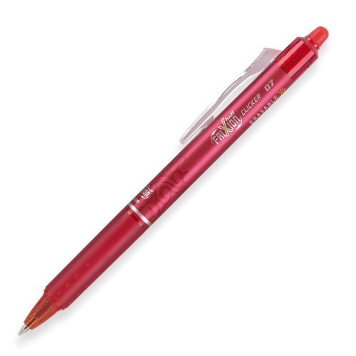 Close-Up of PILOT FriXion 0.7mm Red Gel Pen – Fine Tip for Smooth, Precise Writing