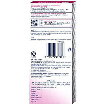 Veet Waxing Kit Back Side – How to Use, Precautions & Ingredients Info