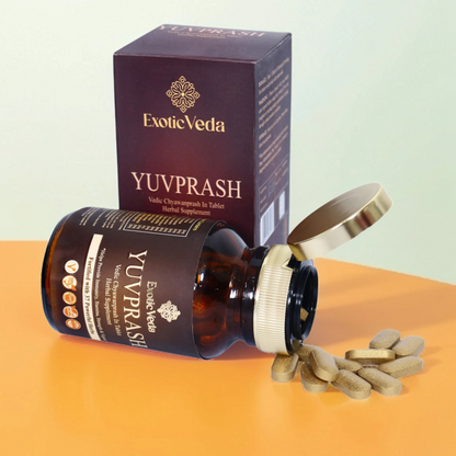 Exotic Veda Yuvprash Tablets | Vedic Chyawanprash in Tablet Form | Natural Herbal Supplement for Immunity & Vitality