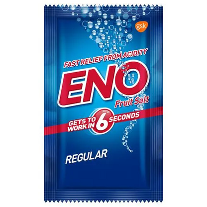 Eno Fruit Salt Regular – 30 Sachets | Fast Relief from Acidity, Heartburn & Indigestion