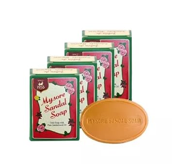 Mysore Sandal Soap (Pack of 4)