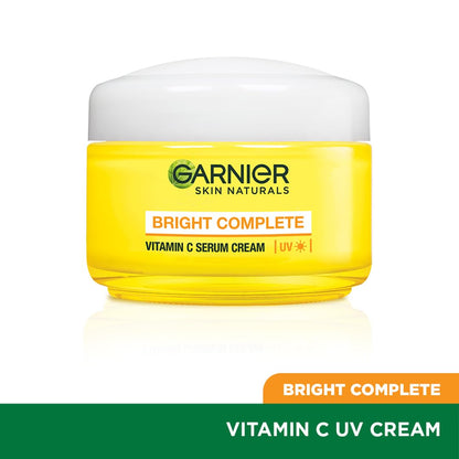 Garnier Light Complete Fairness Serum Cream, 45g – Instantly Brighter Skin with Vitamin C & UV Protection