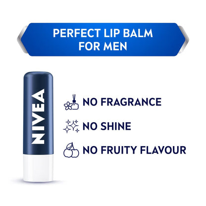 Nivea Men's Active Care SPF 15, 4.8g - Long-lasting Moisture for Lips