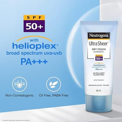 Neutrogena Ultra Sheer Dry-Touch Sunblock SPF 50+, 30 ml