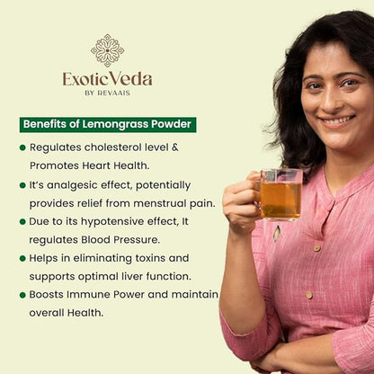  Exotic Veda Lemongrass Powder revaais . healthcare 