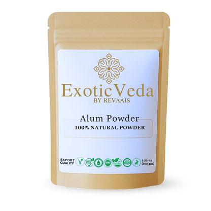 100% Pure Potassium Alum Powder (Fitkari) – 100g | Natural Multi-Purpose Crystal