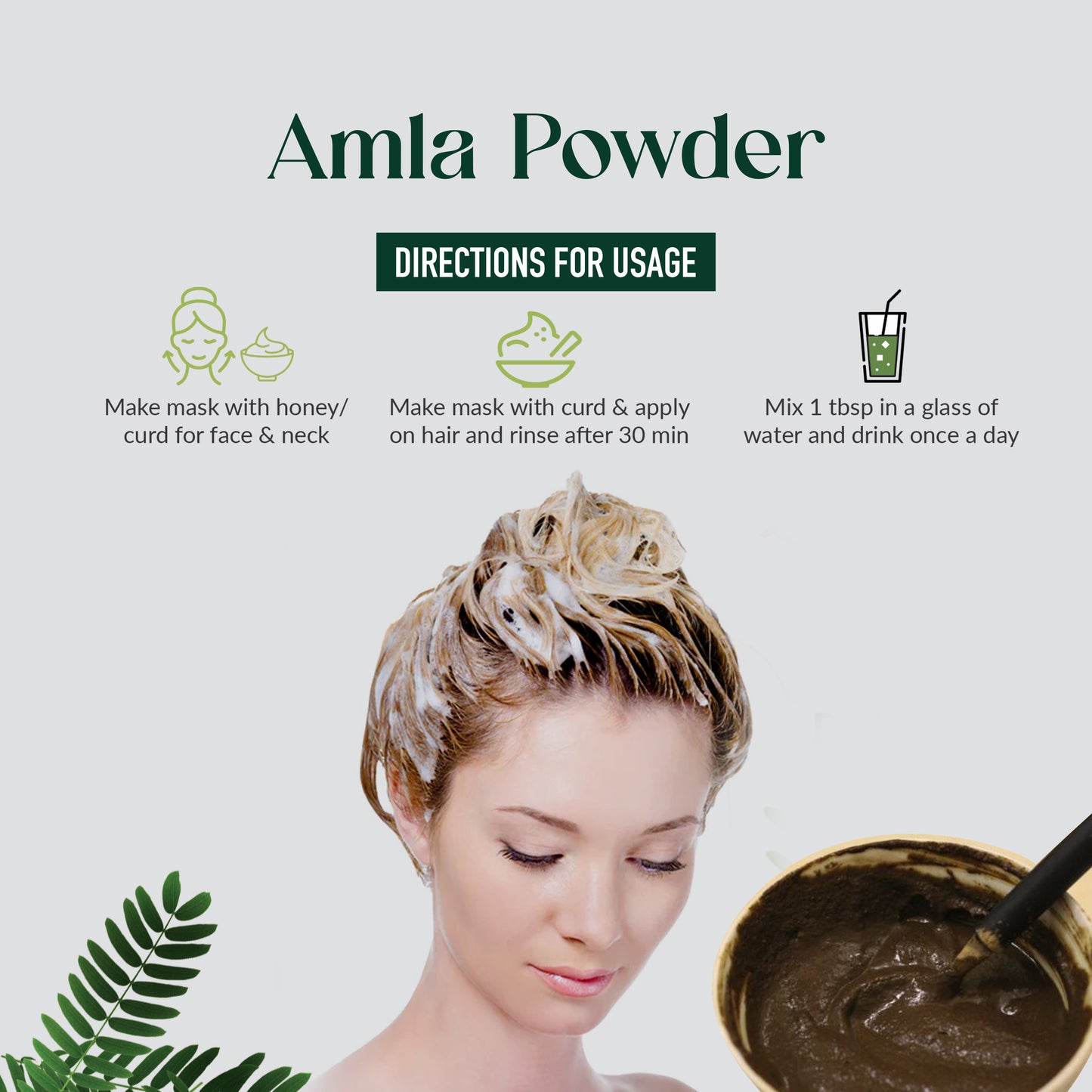 Exotic veda Amla powder 100g Herbal Supplement for Immunity HAir DIY