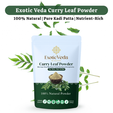 Exotic Veda Organic Curry Powder - 100% Natural & Non-GMO - 100g