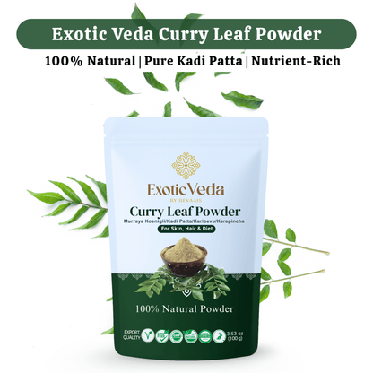 Exotic Veda Organic Curry Powder - 100% Natural & Non-GMO - 100g