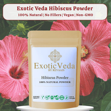 Hibiscus Powder 100g (3.53 oz) – 100% Pure Hibiscus Flower Powder for Tea, Smoothies, Hair & Skin Care