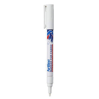 Artline White Marker for Fabric – Permanent Fabric Marker for Bold, Precise Marking (1 Marker)