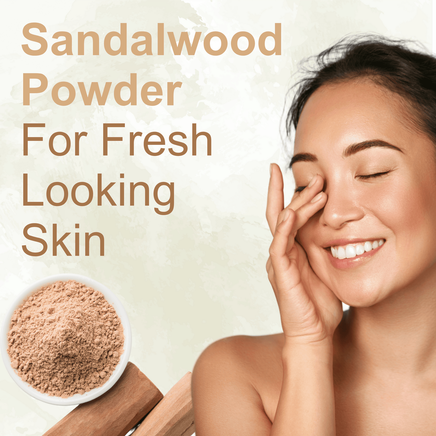 Exotic Veda Pure, Organic Sandalwood Powder for Men & Women  100% Natural, Vegan ,Non-GMO (100g)