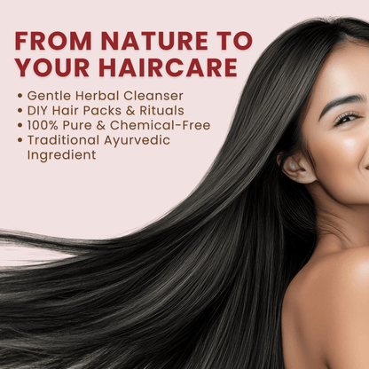 Organic Shikakai Powder by Exotic Veda – 100% Natural Hair Care,Vegan  , Prevents Graying, Fights Dandruff, Adds Shine, 15ml