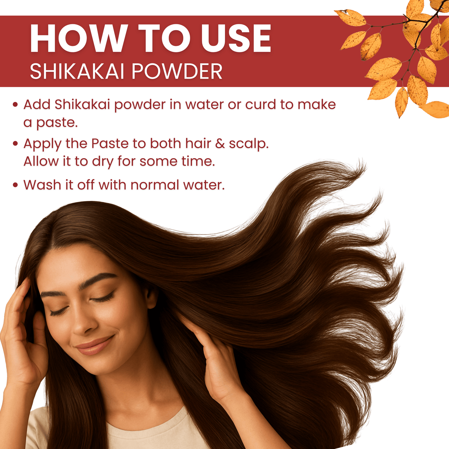 Organic Shikakai Powder by Exotic Veda – 100% Natural Hair Care,Vegan  , Prevents Graying, Fights Dandruff, Adds Shine, 15ml