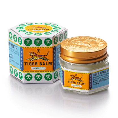 Tiger Balm White - Pain Relief Balm with Camphor & Menthol | 30g | Fast Relief for Muscle Aches, Joint Pain, & Headaches