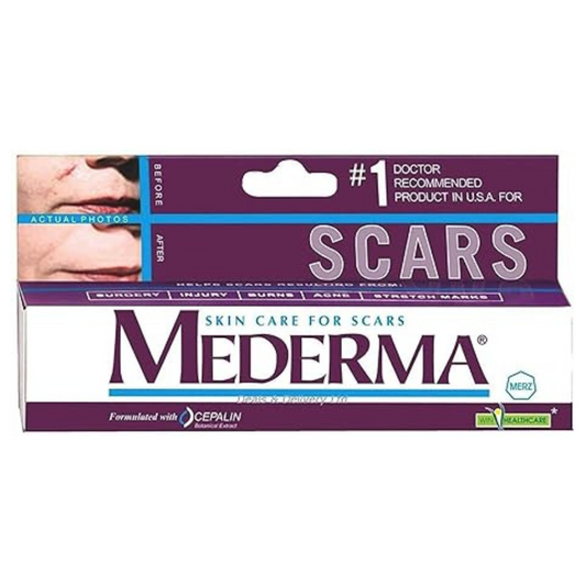 Mederma Skin Care Cream 15ml (Pack of 4) – Effective for Scars from Surgery, Injury, Burns, Acne, and Stretch Marks