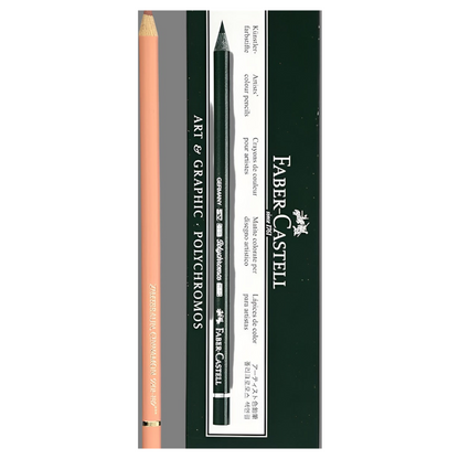 Faber-Castell POLYCHROMOS ARTIST COLOUR PENCILS BLACK P-12