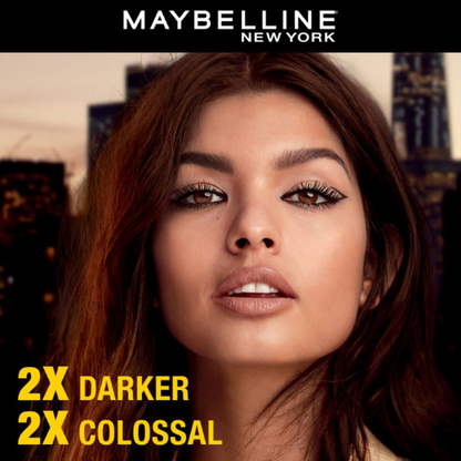 Maybelline New York The Colossal Kajal - Super Black (2X Blacker) Waterproof Pencil, 16 Hours Intense Color