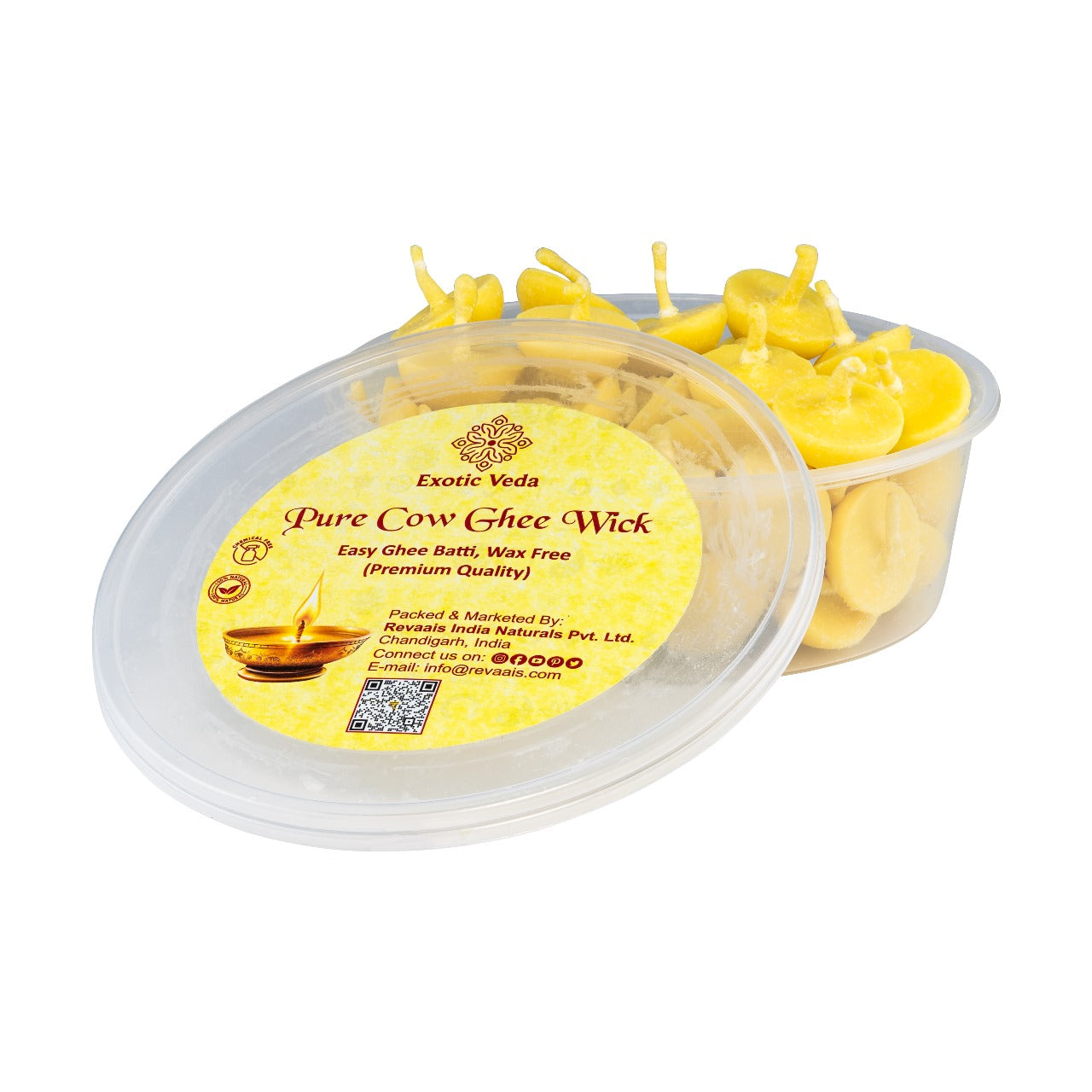 Cow ghee Batti Cotton wick -exotic veda 