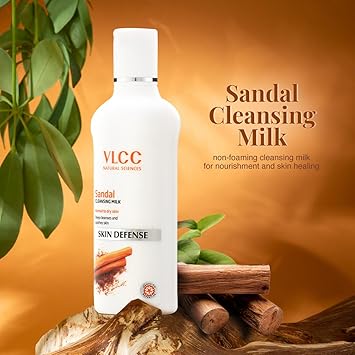 Buy Vlcc Cleansing Milk Sandal Normal To Dry Skin Deep Cleanses ...