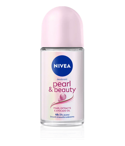 Combo Pack - Nivea 48h Smooth Skin Deodorant + Nivea 24h Pearl & Beauty Deodorant | Long-Lasting Freshness & Smooth Skin