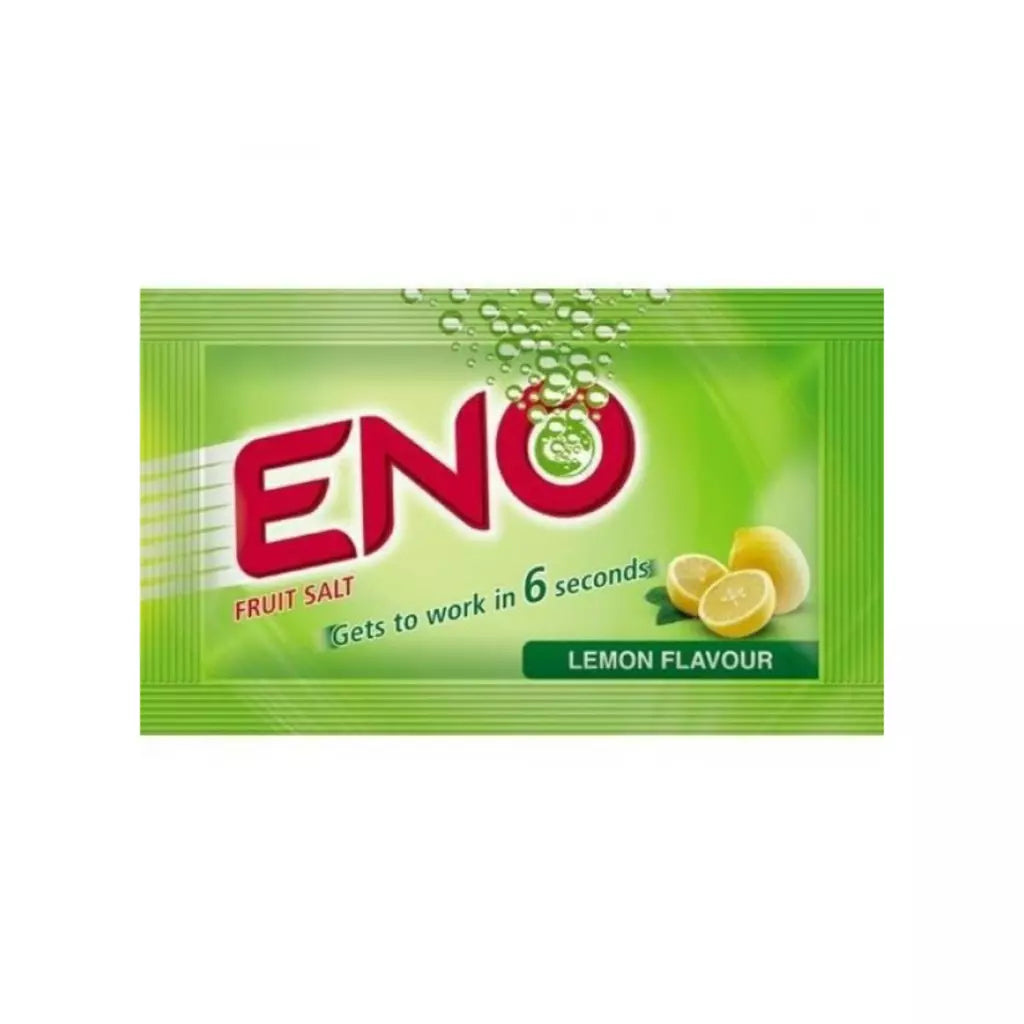 Eno Fruit Salt Fast Refreshing Relief - Original Lemon Flavor - 30 Sachets