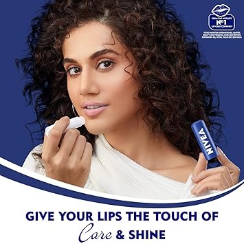 NIVEA Original Care 4.8g Lip Balm|24 H Melt in Moisture Formula 