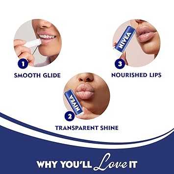 Buy Nivea Caring Lip Balm, Original Care 4.8 g Online at Best 