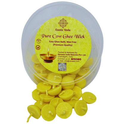 Cow ghee Batti Cotton wick -exotic veda 