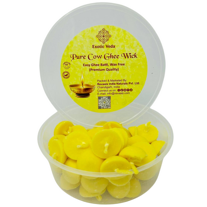 Cow ghee Batti Cotton wick -exotic veda 