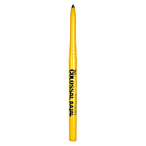 Maybelline New York The Colossal Kajal Eyeliner | Smudge-Proof, Long-Lasting Black Kajal for Bold Eyes