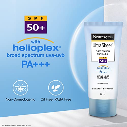 Neutrogena Ultra Sheer Dry-Touch Sunblock SPF 50+, 30 ml