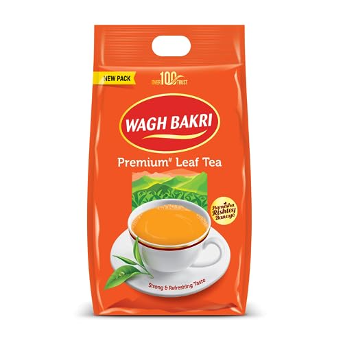 Wagh Bakri Premium Leaf Tea Poly Pack, 1kg – Rich Aroma & Strong Taste for the Perfect Cup