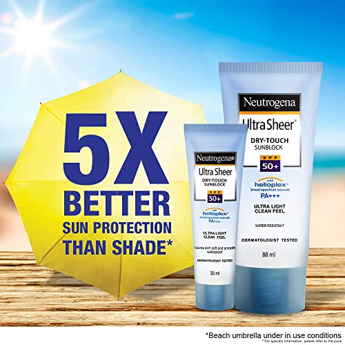 Neutrogena Ultra Sheer Dry-Touch Sunblock SPF 50+, 30 ml