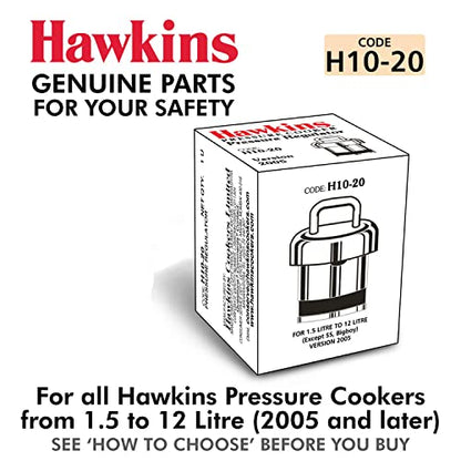 Hawkins Pressure Regulator for Classic Aluminum and Stainless Steel Pressure Cookers, Medium, Silver | Reliable Pressure Control for Safe Cooking